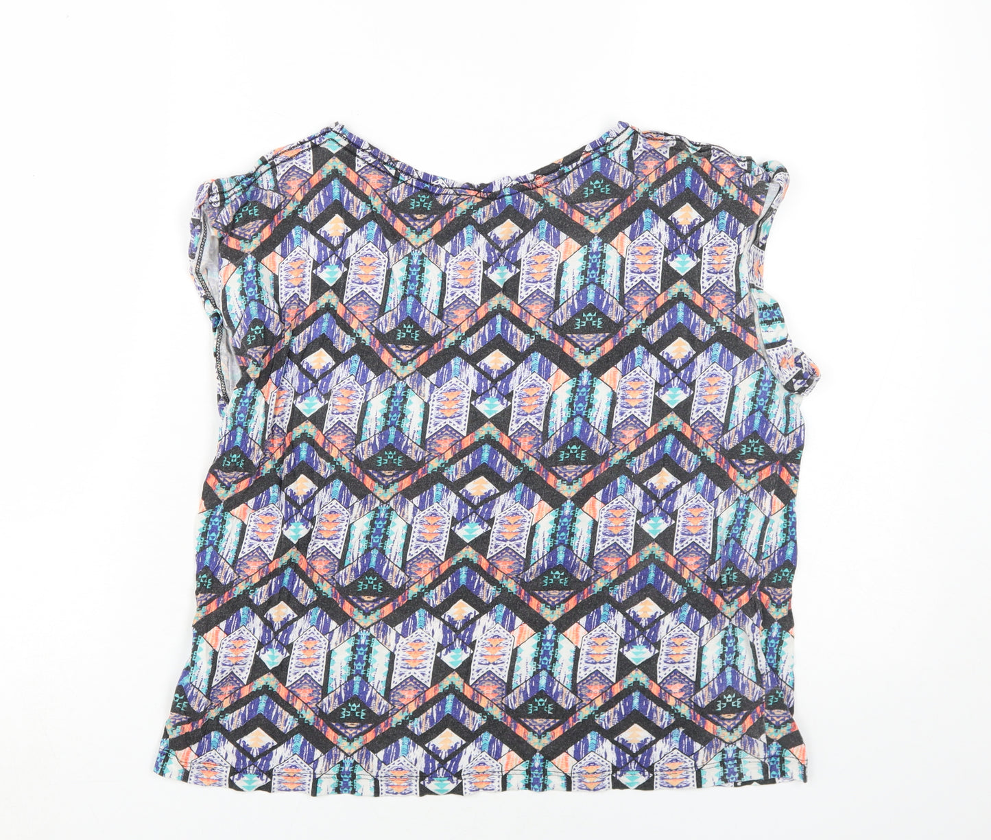 New Look Women's Multicoloured Geometric T-Shirt