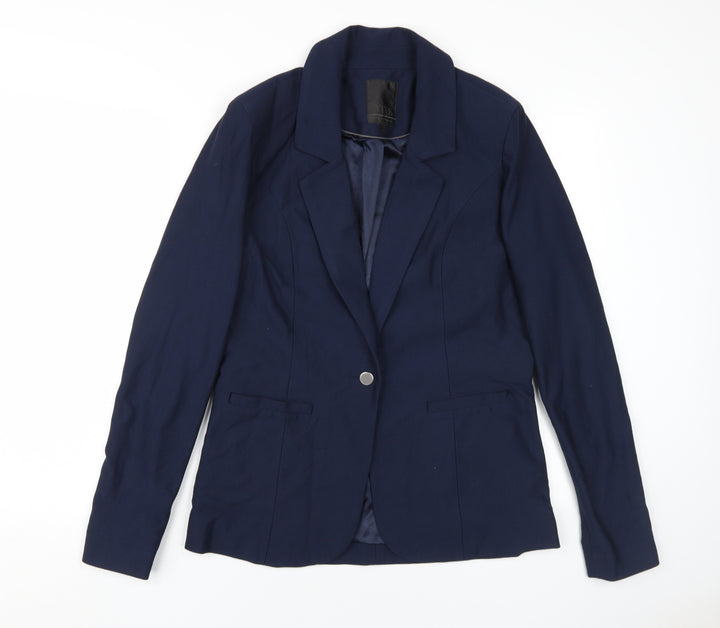 Minus Women's Blue Blazer Jacket Size 14