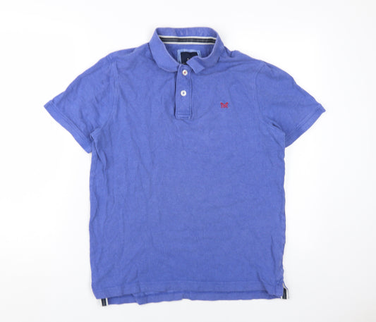 Crew Clothing Men's Blue Medium Polo Shirt