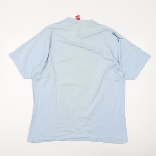 Animal Men's Blue XL T-Shirt, Short Sleeve Graphic
