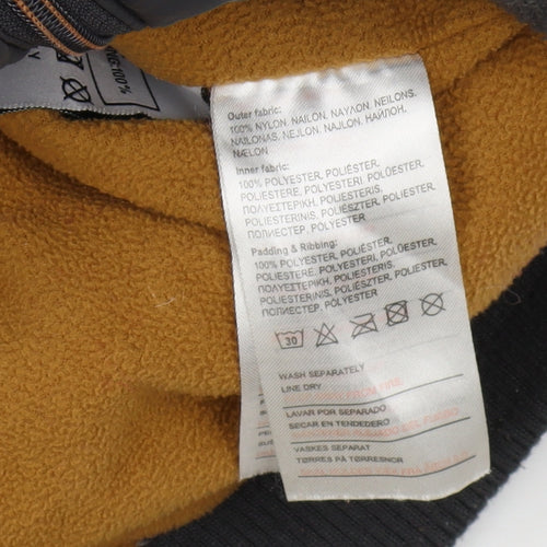 Ripstop Unisex Black Puffer Jacket XL Winter Casual