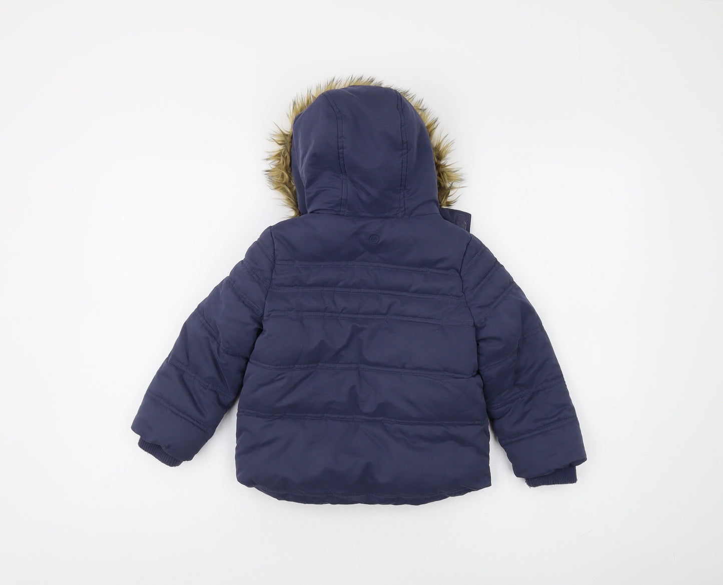 FatFace Boys Blue Puffer Jacket - 2-3 Years, Winter Ready