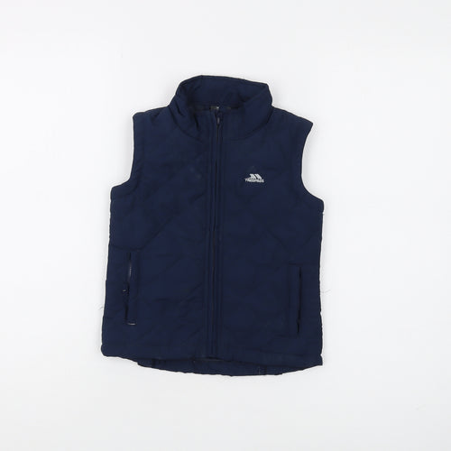Trespass Boys Blue Quilted Bodywarmer 3-4 Years