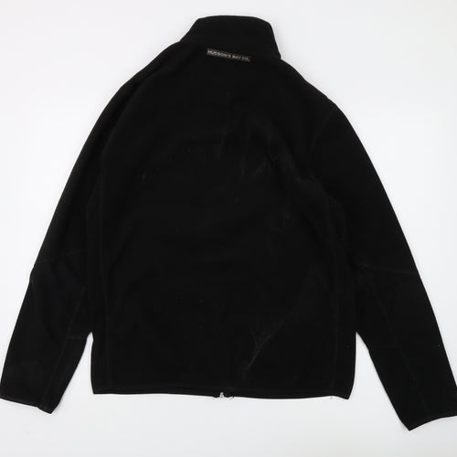 Hudson's Bay Co. Men's Black Full Zip Fleece Sweatshirt M