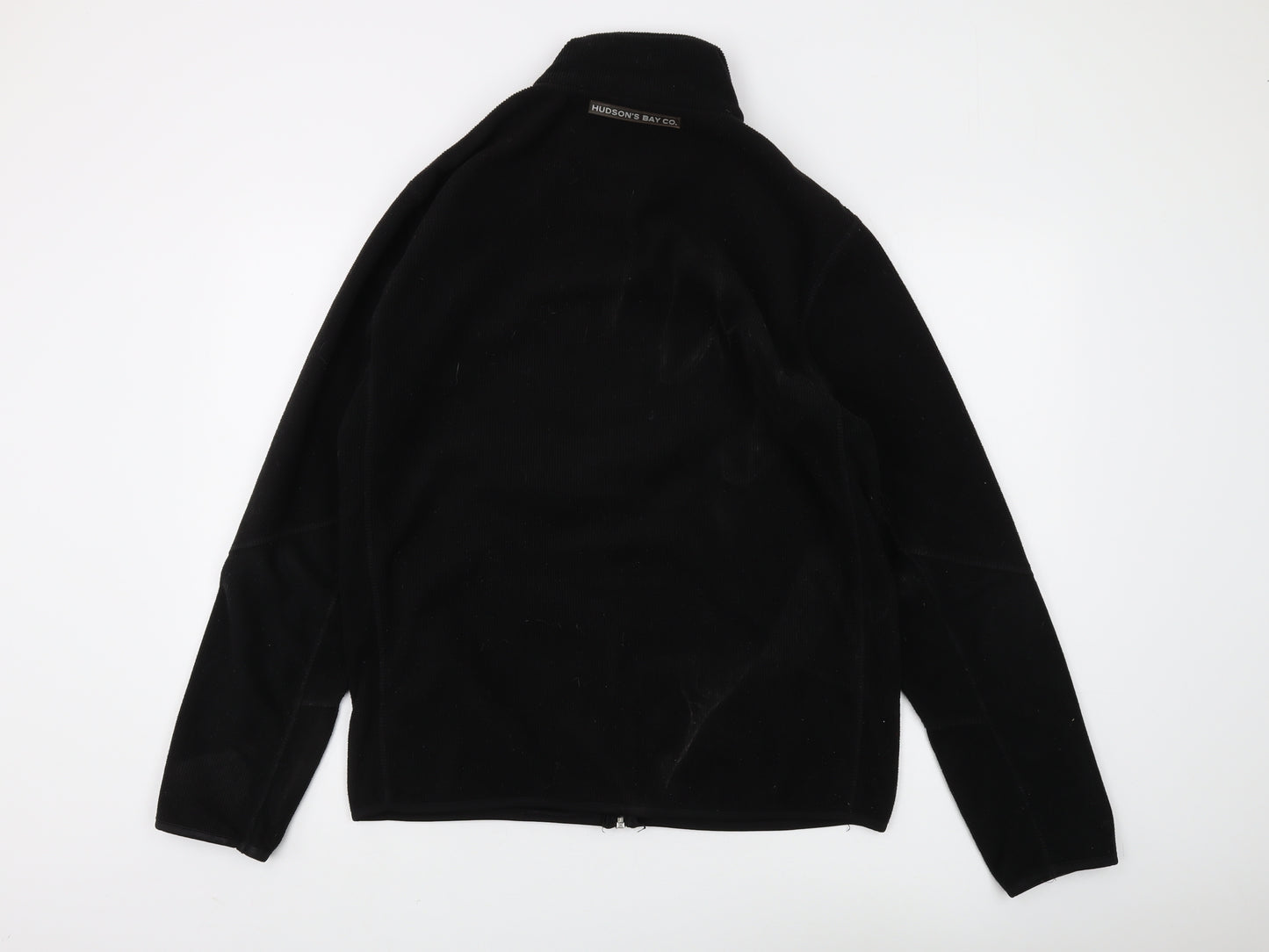 Hudson's Bay Co. Men's Black Full Zip Fleece Sweatshirt M
