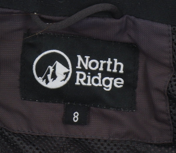 North Ridge Women's Purple Nylon Jacket Size 8