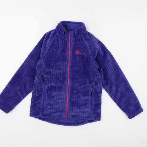 The Edge Boys Purple Full Zip Sweatshirt, Size 5-6 Years