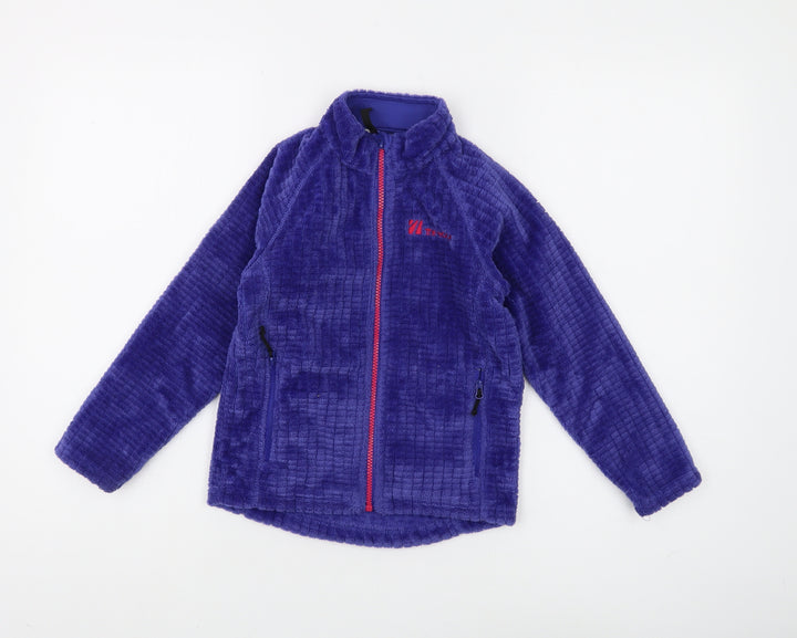 The Edge Boys Purple Full Zip Sweatshirt, Size 5-6 Years