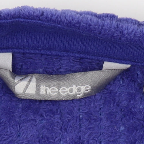 The Edge Boys Purple Full Zip Sweatshirt, Size 5-6 Years