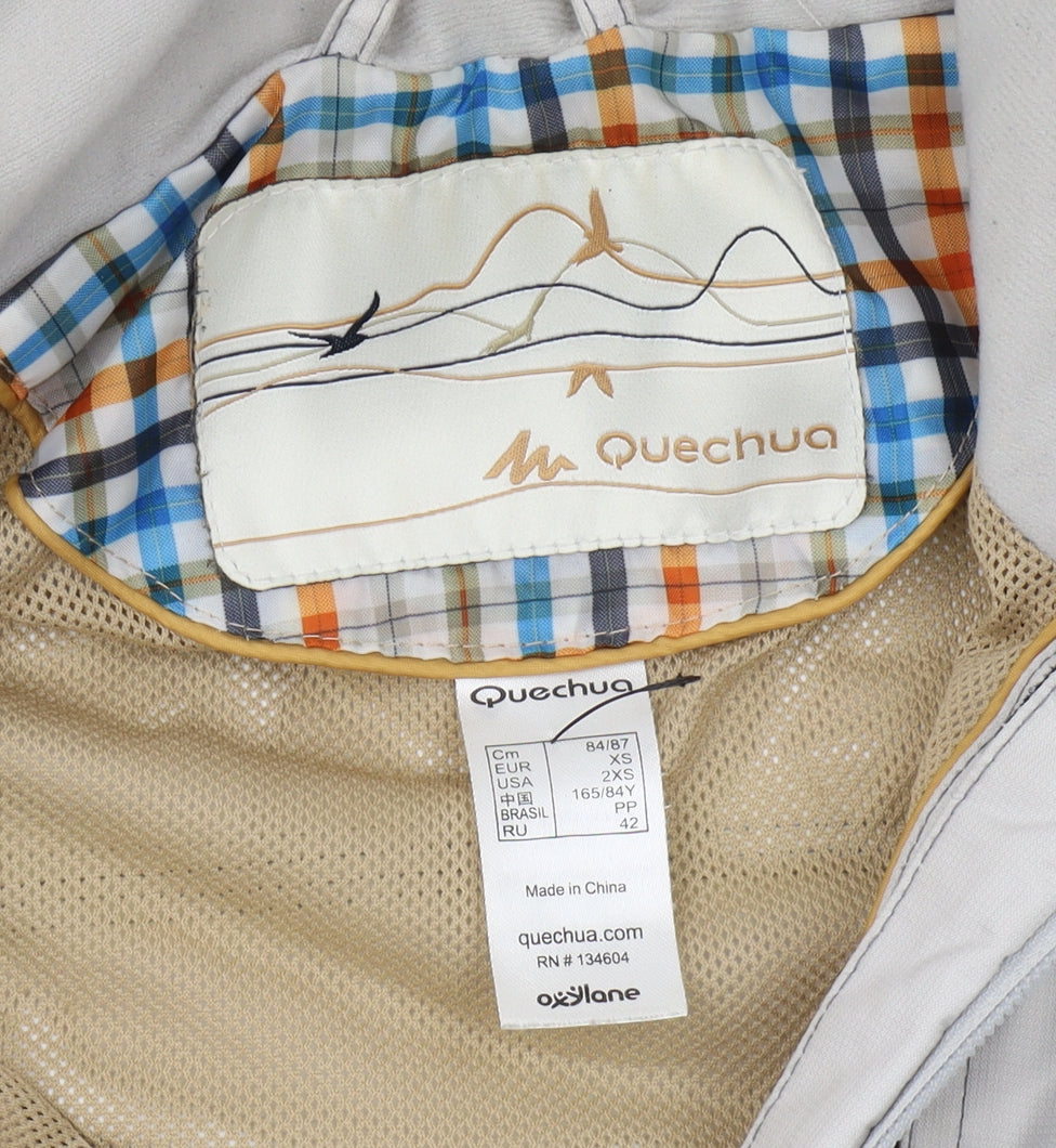 Quechua Women's Ivory XS Parka Jacket - Autumn/Winter Style