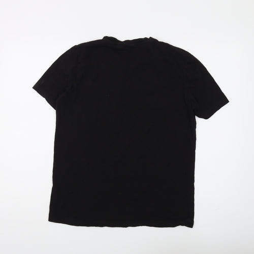 Hugo Boss Men's Black T-Shirt, Size S, Regular Fit