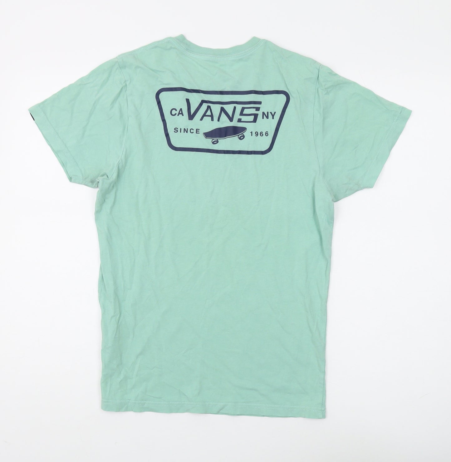 Vans Men's Green Slim Fit T-Shirt, Size S