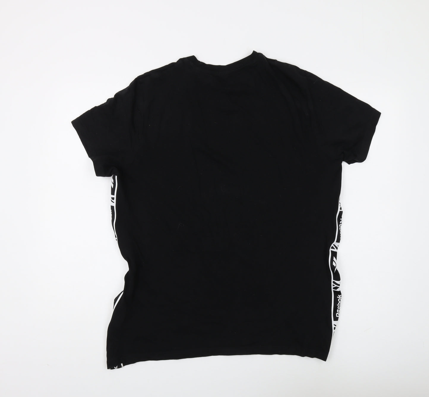 Reebok Men's Black L Short Sleeve Logo T-Shirt