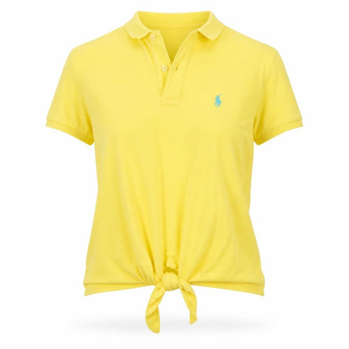 Polo Women's Yellow Cotton Polo Shirt - Size L