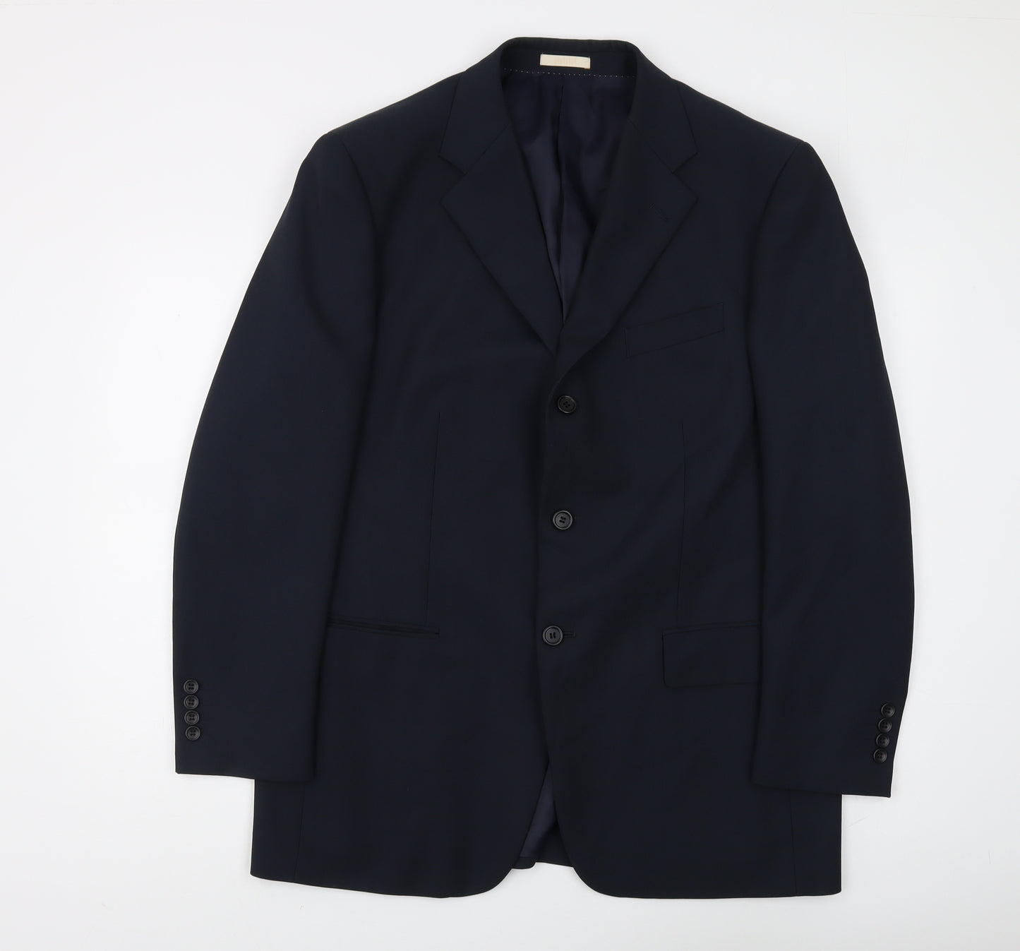 Greenwoods Men's Blue Blazer, 42R, Three-Button Classic