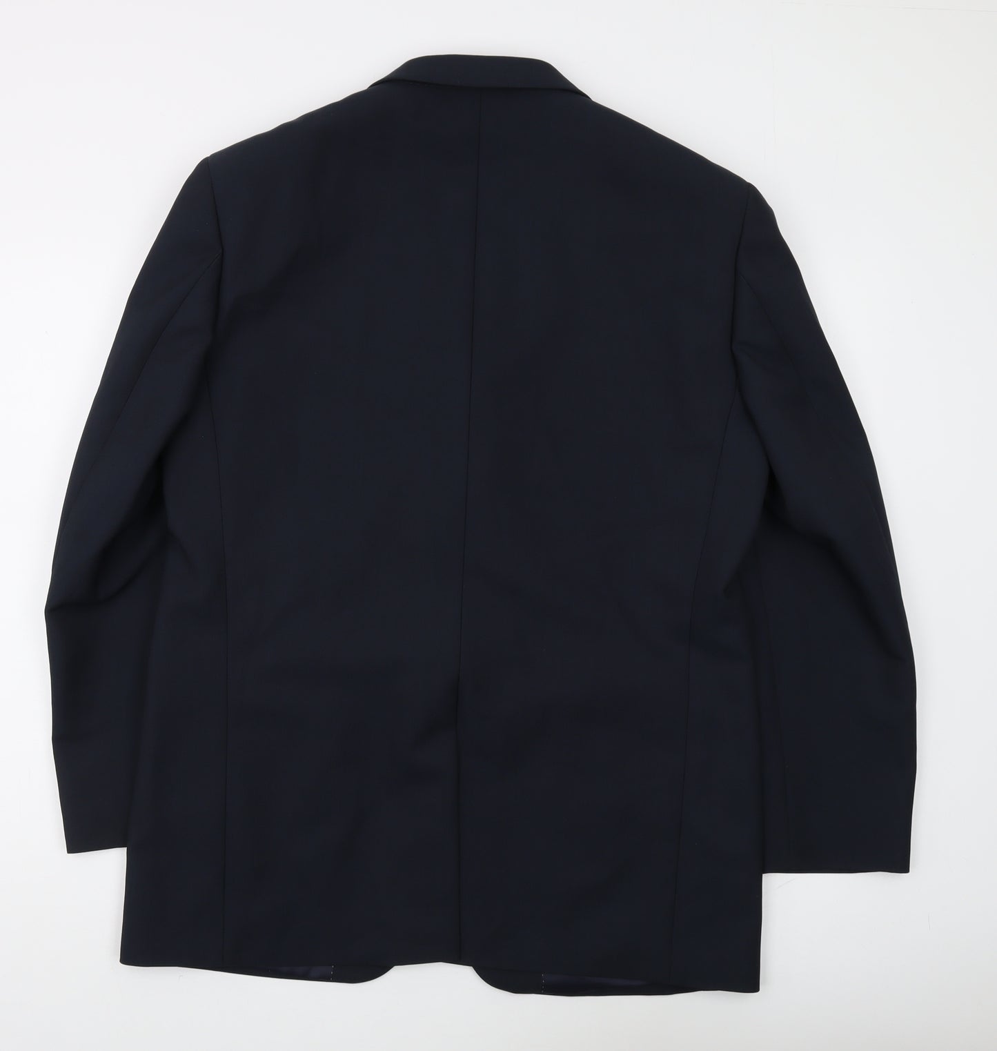 Greenwoods Men's Blue Blazer, 42R, Three-Button Classic