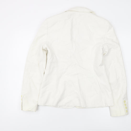 Whistles Women's Ivory Blazer, Size 12, Regular Fit