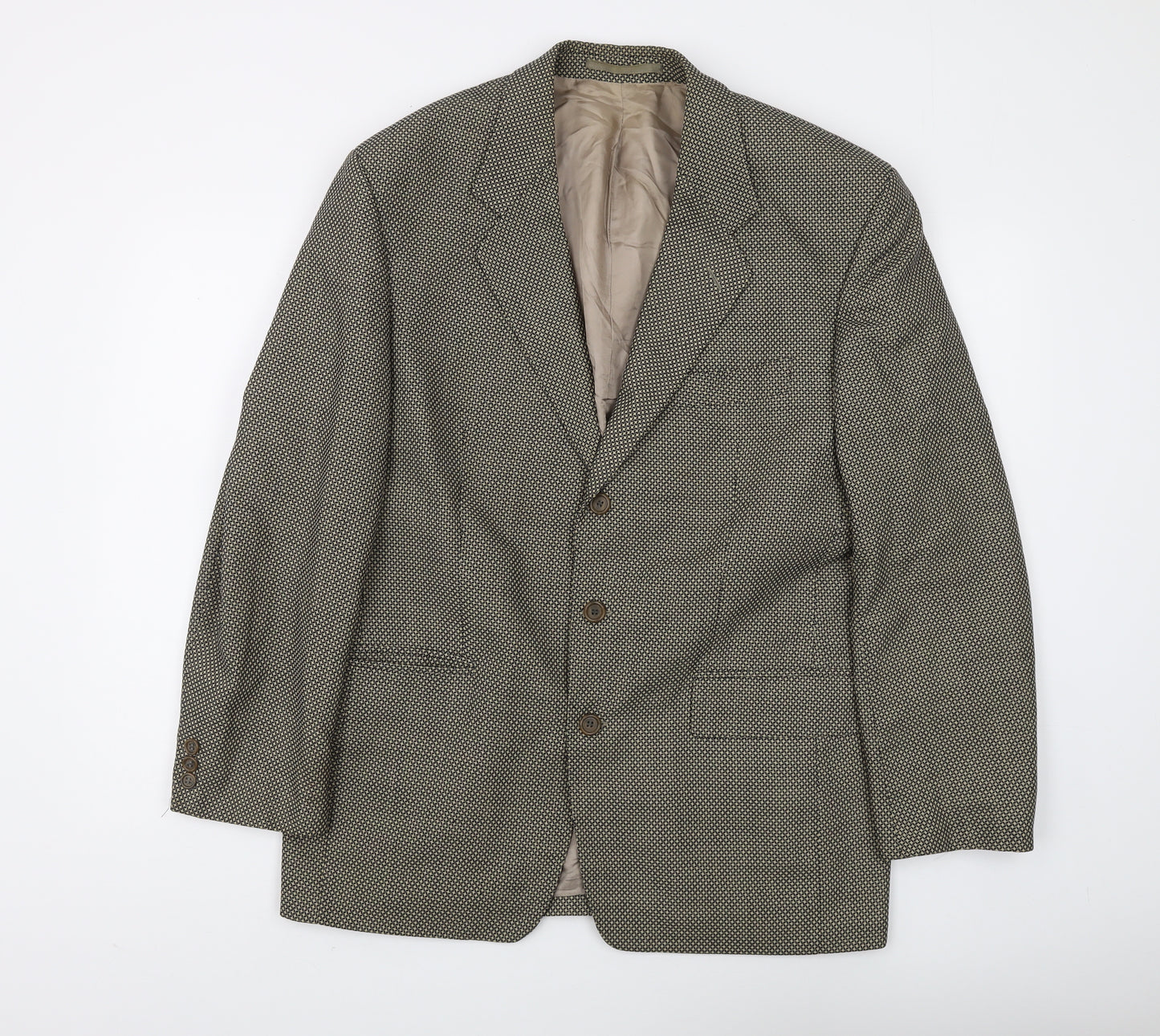 Van Gils Men's Brown Wool Blazer, Size 38R, Excellent