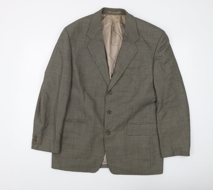 Van Gils Men's Brown Wool Blazer, Size 38R, Excellent