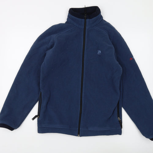 Karrimor Unisex Blue Full Zip Fleece Sweatshirt, Size S