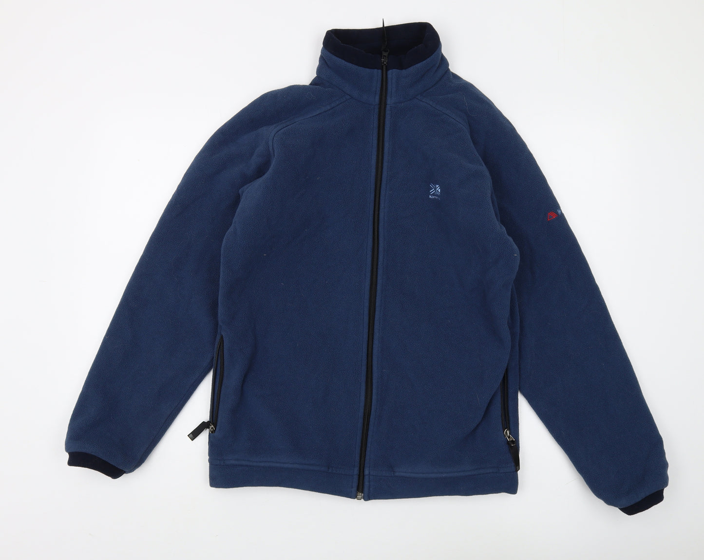Karrimor Unisex Blue Full Zip Fleece Sweatshirt, Size S