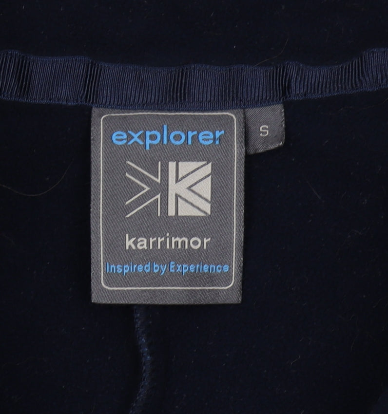 Karrimor Unisex Blue Full Zip Fleece Sweatshirt, Size S