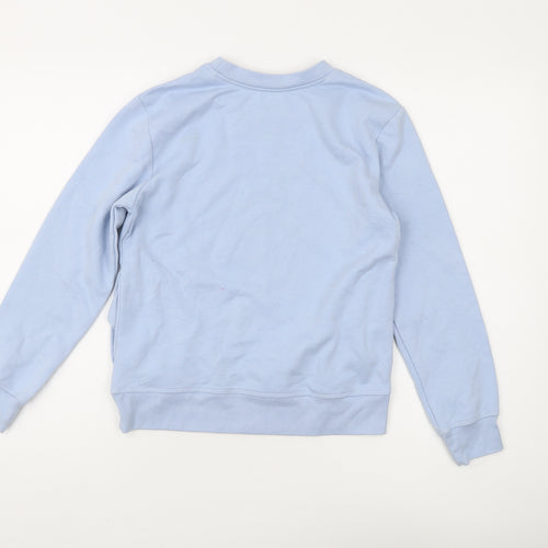DKNY Blue Logo Sweatshirt Unisex Adults Size 10 Casual