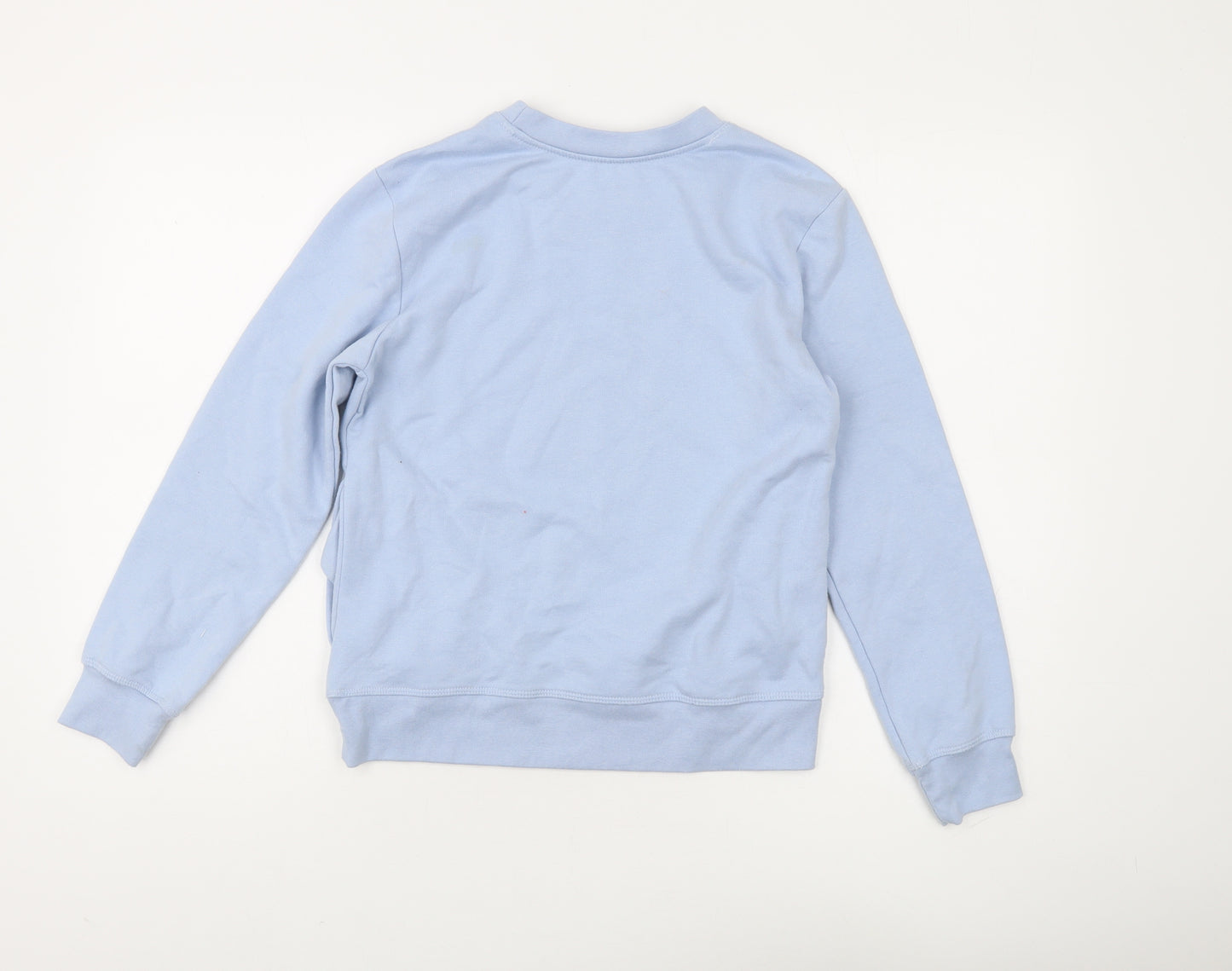 DKNY Blue Logo Sweatshirt Unisex Adults Size 10 Casual