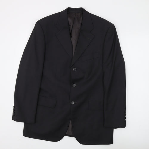Cerruti Men's Black Blazer, Size M, Regular Fit, 38R