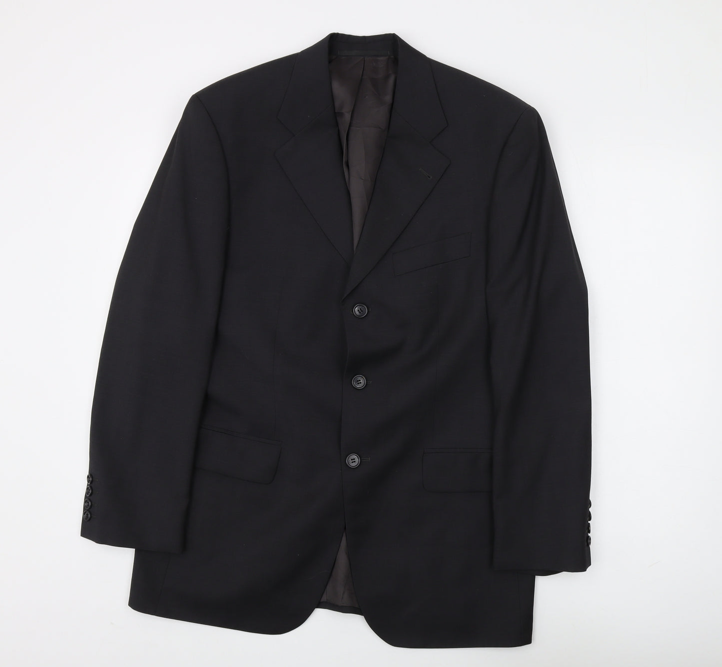 Cerruti Men's Black Blazer, Size M, Regular Fit, 38R