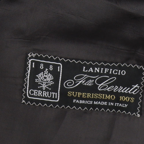 Cerruti Men's Black Blazer, Size M, Regular Fit, 38R