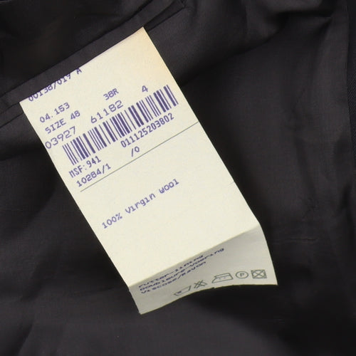 Cerruti Men's Black Blazer, Size M, Regular Fit, 38R