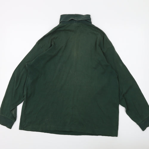 GAP Men's Green Long Sleeve T-Shirt, Size M