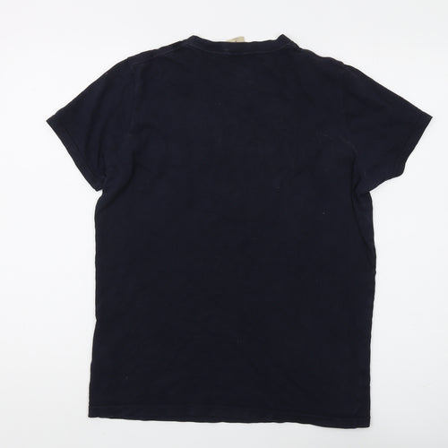 Hollister Men’s Blue Crew Neck T-Shirt, Size S