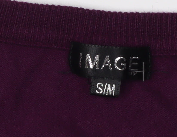 Image Women's Purple Studded Cardigan - S
