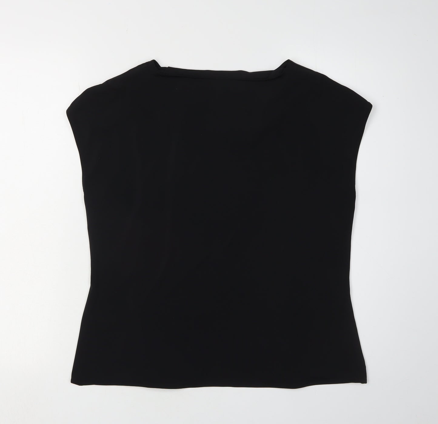 Next Black Women's Blouse - UK 14, Sleeveless, Polyester