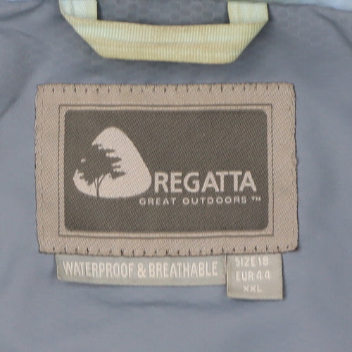 Regatta Women's Blue Parka Jacket Size 18