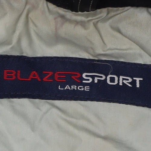Blazer Sport Men's Blue Puffer Jacket, Size L, Winter