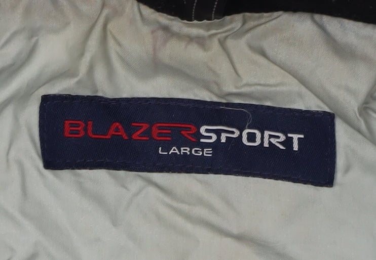 Blazer Sport Men's Blue Puffer Jacket, Size L, Winter