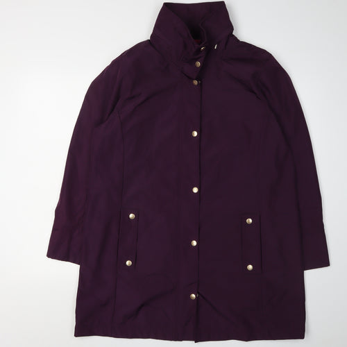 TIGI Women's Purple Rain Coat Size 14