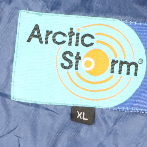 Arctic Storm Men's Blue XL Hooded Jacket