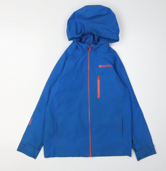 Mountain Warehouse Boys Blue Waterproof Jacket 9-10Y