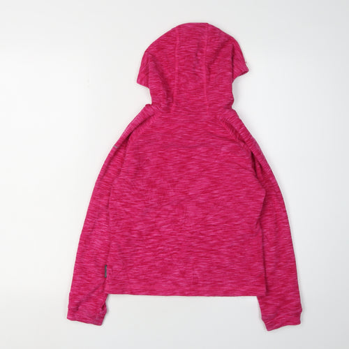 Trespass Girls Pink Pullover Hoodie - Size 7-8 Years