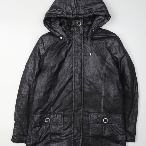 Katherine Hammond Women's Black Parka Jacket S