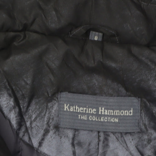 Katherine Hammond Women's Black Parka Jacket S
