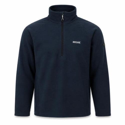 Regatta Men's Blue 1/4 Zip Fleece Sweatshirt L