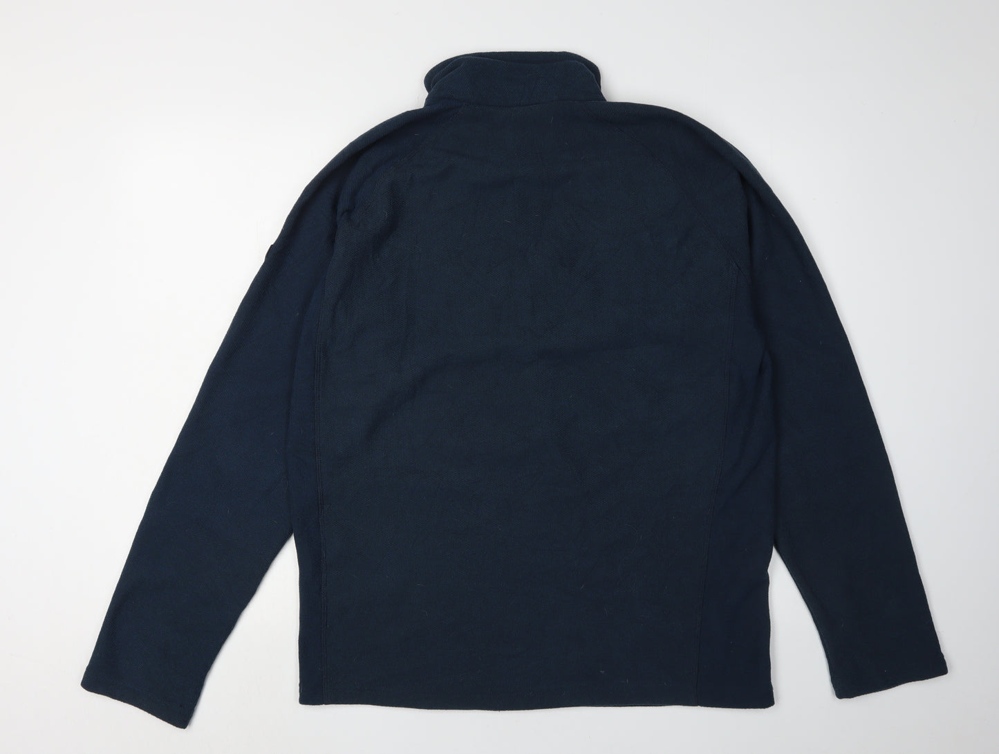 Regatta Men's Blue 1/4 Zip Fleece Sweatshirt L