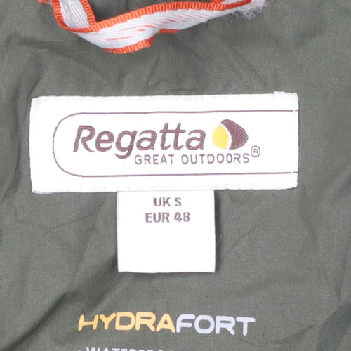 Regatta Womens Green Parka with Fur Trim S