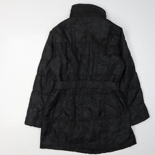 Marks and Spencer Women's Black Puffer Jacket - M