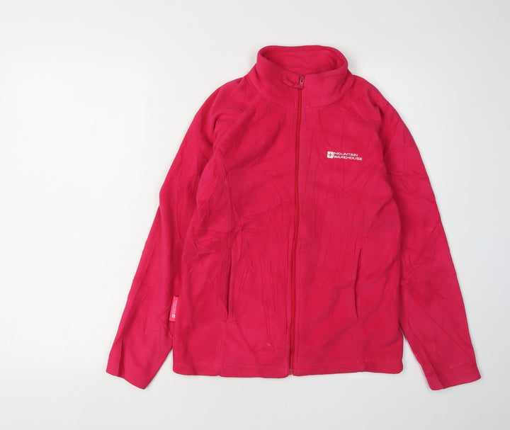 Mountain Warehouse Girls Pink Fleece Jacket 11-12 Years